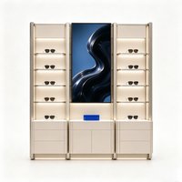 Meubles de présentation sur mesure pour lunettes, style moderne, pour magasins d'optique : Vitrines décoratives personnalisées pour lunettes