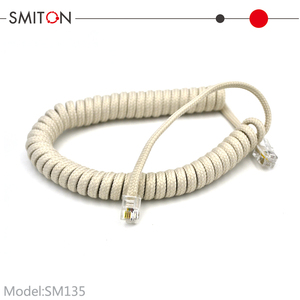 RJ9 RJ10 RJ11 <span class=keywords><strong>RJ22</strong></span> 4p4c à RJ10 4P4C Câble Téléphone Combiné Bobine Cordon Câbles Téléphone Spirale Câbles - Product Image 4