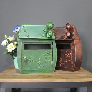 Boîte Aux Lettres Artisanale En Fer Forgé – Noire, Style Authentique (arterameferro)