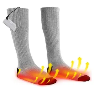 Ski Heat Holder Thermal Socks Rechargeable Battery Electric Heated Thermal Winter Socks