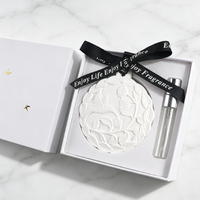Diffuseur d'arômes Finru en pierre, boîte personnalisée avec logo, en céramique et porcelaine, fleur faite à la main, parfum d'intérieur, huile essentielle parfumée, désodorisant d'air