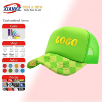 Gorras Trucker de Algodón Personalizadas X&K, Unisex, Transpirables, con Impresión por Sublimación, Venta al Por Mayor, Bajo Pedido Mínimo, Fabricante