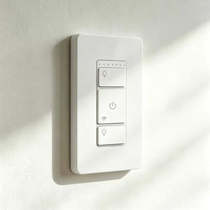 Interrupteur mural intelligent à 2 canaux, contrôle indépendant de plusieurs lampes, <span class=keywords><strong>polycarbonate</strong></span> ignifuge, <span class=keywords><strong>plaque</strong></span> murale standard américaine - Product Image 1