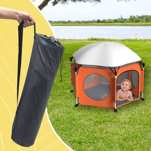 Prodigy UF001 Oyun Parkı, Açılır ve Taşınabilir, Hafif, Güvenli, İç ve Dış Mekan Kullanımı İçin Bebekler, Yürümeye Başlayan Çocuklar, Çocuklar ve Evcil Hayvanlar İçin - Product Image 1