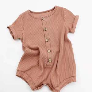Vêtements pour enfants en coton éponge uni super doux, vêtements unisexes pour enfants, vente en gros - Product Image 5