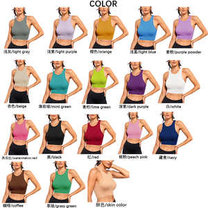 Débardeur personnalisé avec logo imprimé, sensation seconde peau, doux et respirant, pour <span class=keywords><strong>femme</strong></span>, idéal pour le fitness - Product Image 2