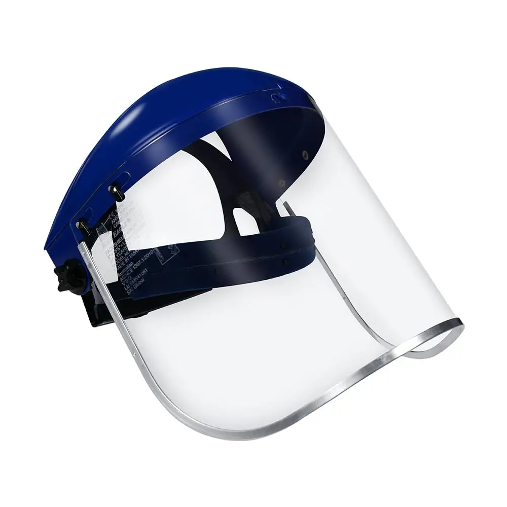 フルフェイス透明耐熱スプラッシュプルーフ労働保護マスク耐衝撃性安全フェイスシールド
