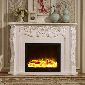 Étagère <span class=keywords><strong>de</strong></span> cheminée électrique scandinave en bois <span class=keywords><strong>de</strong></span> <span class=keywords><strong>brique</strong></span> antique décor intérieur armoire <span class=keywords><strong>de</strong></span> cheminée chauffante <span class=keywords><strong>pour</strong></span> usage domestique résine - Product Image 3