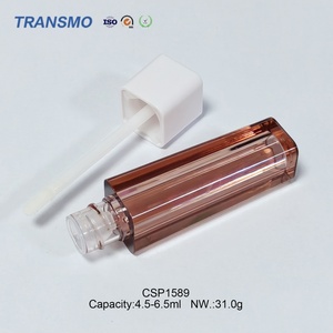Tube de gloss à lèvres de petite taille 4,5-6,5 ml, tube cosmétique vide carré transparent en PETG, emballage de haute qualité, conteneur pour anticernes - Product Image 4