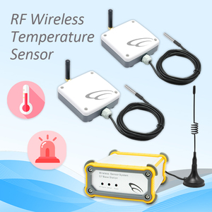 Controlador de Temperatura para Granja con IP65, 2 Conjuntos de Sensores de Temperatura Inalámbricos Multipunto, Gateway Inalámbrico Industrial - Product Image 1
