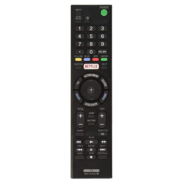 RMT-TX100U Replacement Remote Control for Sony Bravia TV XBR-55X855C KDL-50W800C KDL-50W800380 KDL-50W800BUN1 LED HDTV Smart HD