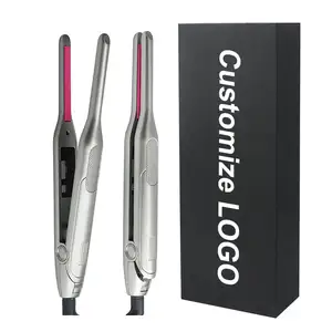 Factory OEM Short Hair and Pixie Cut Small Pencil Flat Iron Beard Hair Straightener with Variable Temperature