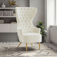 Fauteuil lounge moderne Manta de luxe, fauteuil individuel pour salon, fauteuil d'appoint