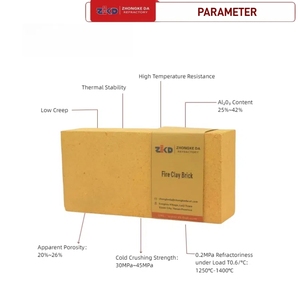 जोंगकेडा एल्युमिना फायर ईंट लकड़ी से चलने वाले पिज्जा ओवन के लिए ब्लॉक पैटर्न अपवर्तक मिट्टी के साथ जहोंगकेडा और वेल्डेड - Product Image 5