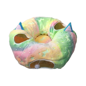 <span class=keywords><strong>Indoor</strong></span> <span class=keywords><strong>Pet</strong></span> Play Donut Bett-Ineinandergreifen der S-förmiger Tunnel, umwelt freundliches Fleece-Heizkissen - Product Image 4
