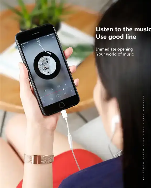 Bộ chuyển đổi âm thanh 8Pin sang tai nghe cho iPhone 7/8/Pro/13/13Pro/14/14pro cho Iphone cho Samsung