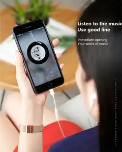 IPhone 7 için 8Pin kulaklık jak adaptörü/8/Pro/13/13Pro/14/14Pro ses adaptörü iPhone Samsung için