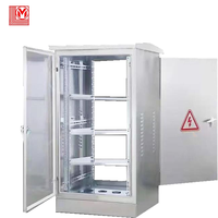 Rack de serveur 19 pouces pour communication réseau extérieure, en acier laminé à froid SPCC, blanc MINGLANG, garantie 5 ans, stock OEM