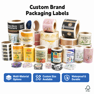Custom Roll Gold <b>Foil</b> Food Jar Labels Waterproof Self Adhesive Nut Packaging Vinyl Stickers For Glass Bottle <b>Container</b> - Product Image 6