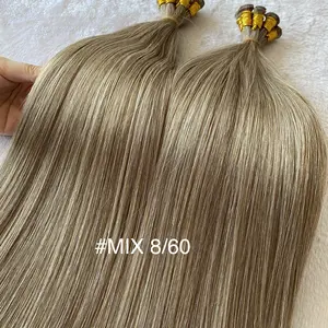 High Runners USA Market Sup[ply Double Drawn Russian Cuticle Intact Silicone-free Hand Tied Wefts Human Hair Extensions