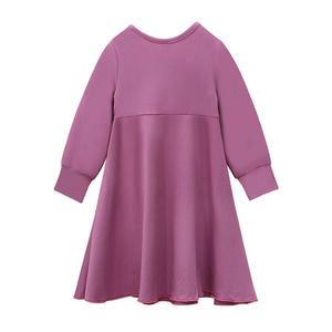 ชุดเดรสลูกไม้แต่งระบายแขนยาวสำหรับเด็กผู้หญิง, ชุดสองชิ้นพร้อมที่คาดผมฤดูใบไม้ผลิและฤดูใบไม้ร่วง - Product Image 6