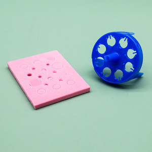 Flotadores de Espuma para Baño de Agua Huida, de Plástico, Redondos y Cuadrados, de 8 a 20 Orificios, para Tubos de Centrífuga de 1-2-5 ml, Uso en Laboratorio - Product Image 2