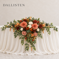 Fleurs artificielles Dallisten pour la décoration de mariage, arrangement floral de table pour la réception, centre de table pour la cérémonie
