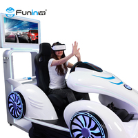 Simulateur VR 9D FuninVR, réalité virtuelle Google, parc d'attractions, produit de réalité virtuelle, machine de jeu de course automobile VR