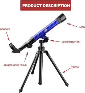 Kids Plastic Astronomical Telescope <strong>Toy</strong> Educational Science <strong>Toy</strong> Telescope for Astronomy Beginners <strong>Space</strong> <strong>Toys</strong> - Product Image 5