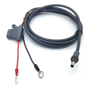 สายชาร์จไฟฟ้าแบบวงกลมขนาดเล็ก 18AWG พร้อมขั้วต่อแบบวงกลม 5521 DC ชาย ความยาว 50 ซม. - Product Image 1