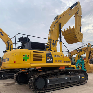 Excavatrice sur chenilles d'occasion PC450 d'origine japonaise, 45 tonnes, économe en carburant, godet de 2,1 m, puissance de 257 kW, en stock - Product Image 1