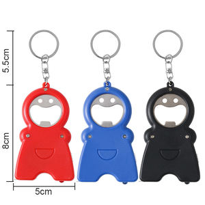 Llaveros de Plástico Transparente con Cinta Métrica de 1M y Abrebotellas, Personalizables con Logotipo Impreso, Llavero LED Personalizado al por Mayor - Product Image 6