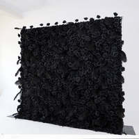 Mur de fleurs artificielles en soie 8x8 pieds, couleur personnalisable, rideau de fond, arche sur mesure pour décorations de scène de mariage, événements et fêtes