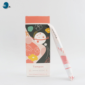 Applicateur en plastique pour femmes Tampons en coton biologique biodégradable Tampons sanitaires numériques avec applicateur - Product Image 4