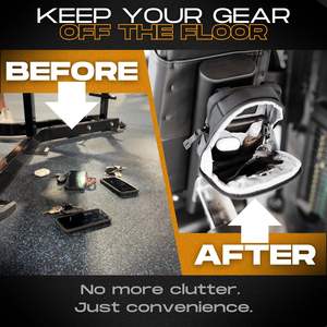 Pochette magnétique pour téléphone portable avec logo personnalisé, sac de sport magnétique, sac de fitness, porte-bouteille d'eau de voyage avec sangle - Product Image 3