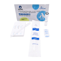 Test triple canin en une étape CDV + CAV1 + CPIV pour chiens