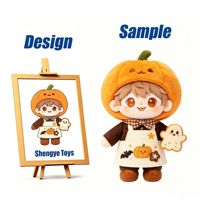 Shengye, fabricant fiable, usine OEM ODM, figurine en peluche squelette sur le thème d'Halloween, jouet en peluche rembourré, poupée en peluche pour cadeaux de fêtes