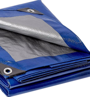 Blaue Polyethylen-beschichtete Wasserdichte Reißfeste Anti-UV Haustier-Rollplane für Outdoor-Temporäre Unterstandauskleidung