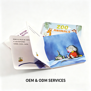 Impresión Profesional de Libros <span class=keywords><strong>Infantiles</strong></span> Personalizados, a Todo Color, con Historias e Ilustraciones, Opciones de Tapa Blanda y Tapa Dura, Papel de Arte con Solapa Francesa para Bebés - Product Image 2