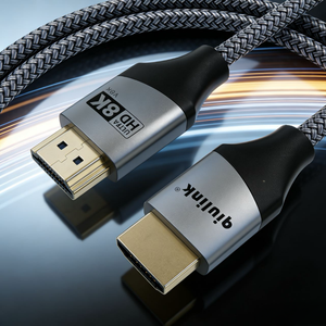 Câble <span class=keywords><strong>HDMI</strong></span> Qiulink 8K 2.1 48 Gbps UHD, compatible <span class=keywords><strong>Dolby</strong></span> <span class=keywords><strong>Vision</strong></span> HDR10 eARC pour TV, ordinateur portable, projecteur - Product Image 5