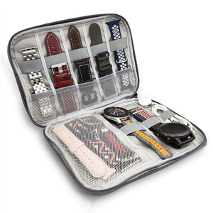 กระเป๋าซิปแบบพกพากระเป๋าเก็บดิจิตอลสำหรับอุปกรณ์อิเล็กทรอนิกส์<span class=keywords><strong>สาย</strong></span>นาฬิกาอุปกรณ์จัดระเบียบสายนาฬิกาอุปกรณ์เสริมเทคโนโลยีกันน้ำ - Product Image 6