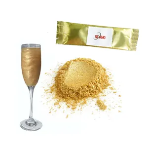 Drink Glitter 2.5g Bar-shaped Packaging Gold Edible Glitter For Drinks