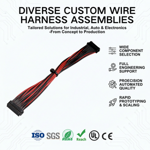 2x09핀 듀퐁 <span class=keywords><strong>2</strong></span>.0mm 이중 열 터미널 하우징-암 헤더 전자 와이어 하네스 - 내구성이 뛰어난 구리 코어 연결 케이블 - Product Image 3