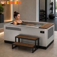Système de bain froid commercial disponible en OEM avec baignoire en acier inoxydable pour salle de sport et centre de récupération