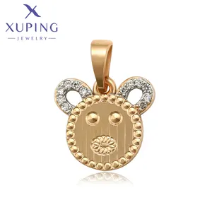 A00672373 xuping jóias festival presente para moda infantil elegante fresco urso cabeça pingente