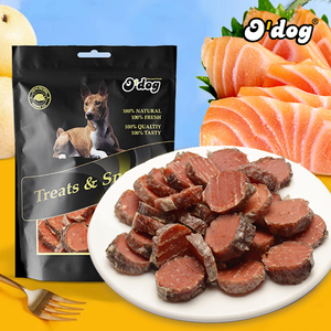 Peau d'animal familier Snack pour chien de saumon pour satisfaire les envies 100% pure viande chien traiter les sushis de saumon avec de la peau de poisson - Product Image 1