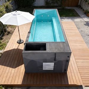 Piscine rectangulaire portable en fibre de verre de haute qualité pour la vente en gros - Product Image 1