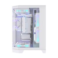 ALSEYE Special Design Computer Case 240 Cooler Ocean-3-W White Color PC Case With 3 Sides Glass Window