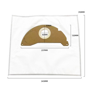 Compatible con Krcher WD2 A2004, bolsa para polvo sin tela, accesorio para aspiradora, 345 mm x 310 mm, fibra, uso doméstico - Product Image 1