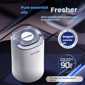 VMATE Diffuseur de parfum pour voiture en plastique, support de tasse, ensemble cadeau d'aromathérapie, cadeau d'anniversaire électrique pour hommes et femmes, ornement décoratif pour voiture - Product Image 3